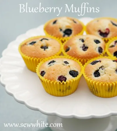 Lemon and Blueberry Muffins