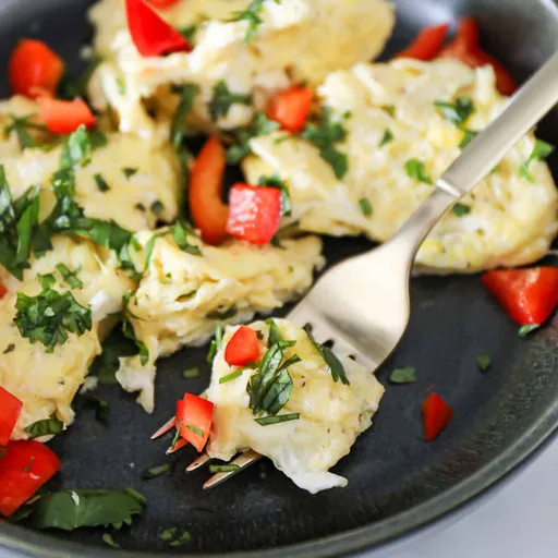 La mejor receta de huevos revueltos (superesponjosos)