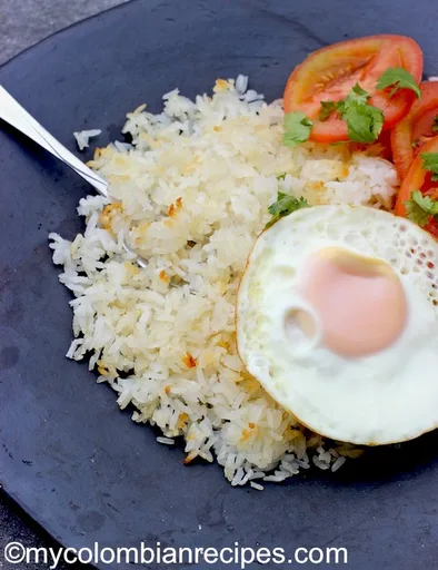 Receta de pegao de arroz o pega (arroz blanco crujiente)