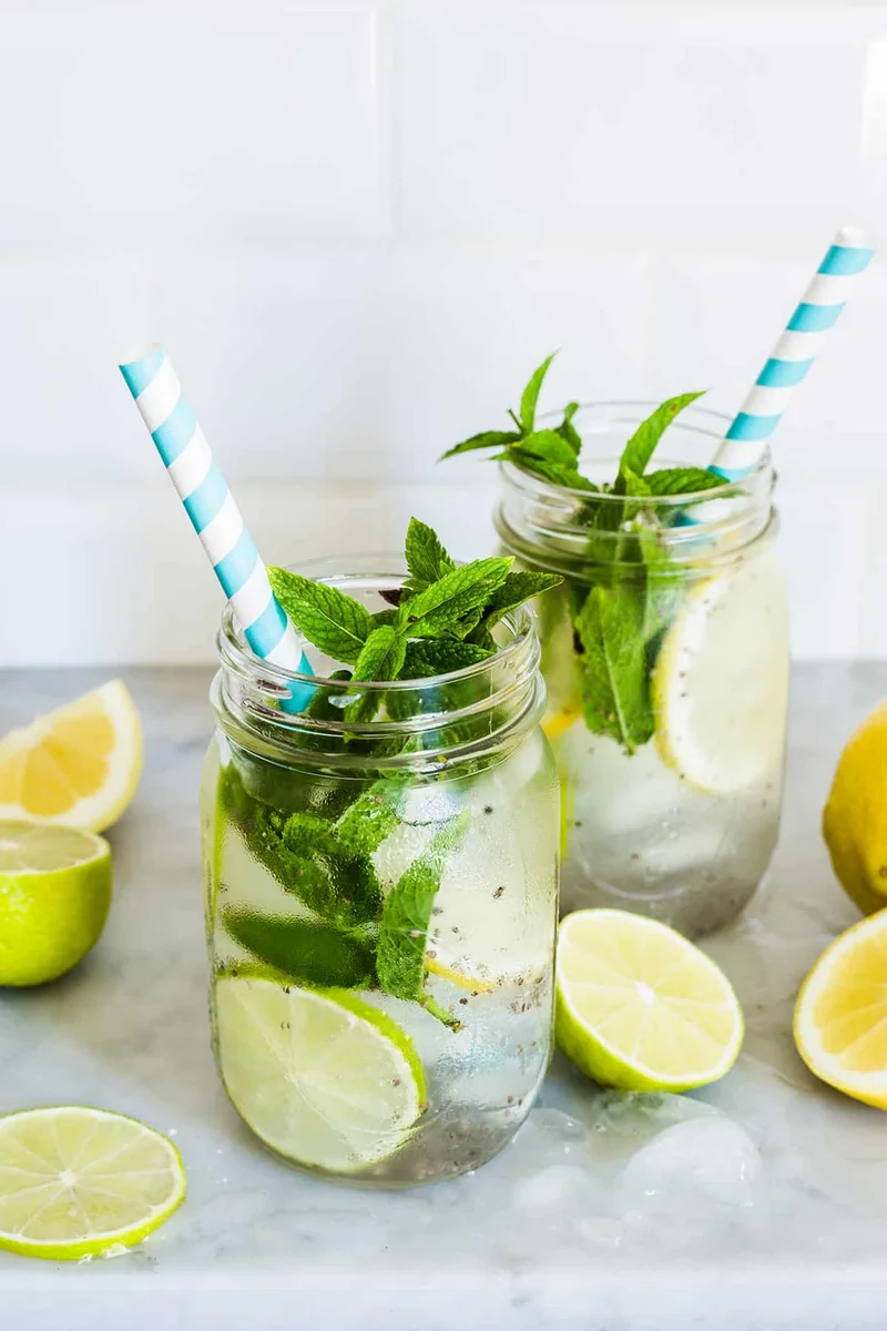 Agua de chía con limón
