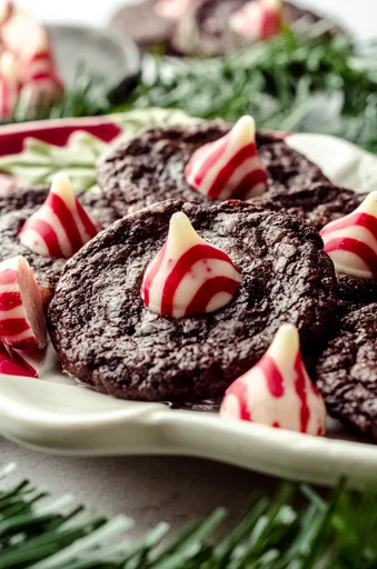 Chocolate Peppermint Blossoms Recipe