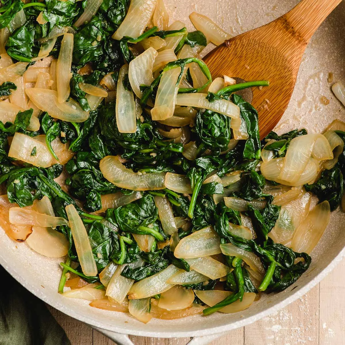 Sauteed Spinach and Onions