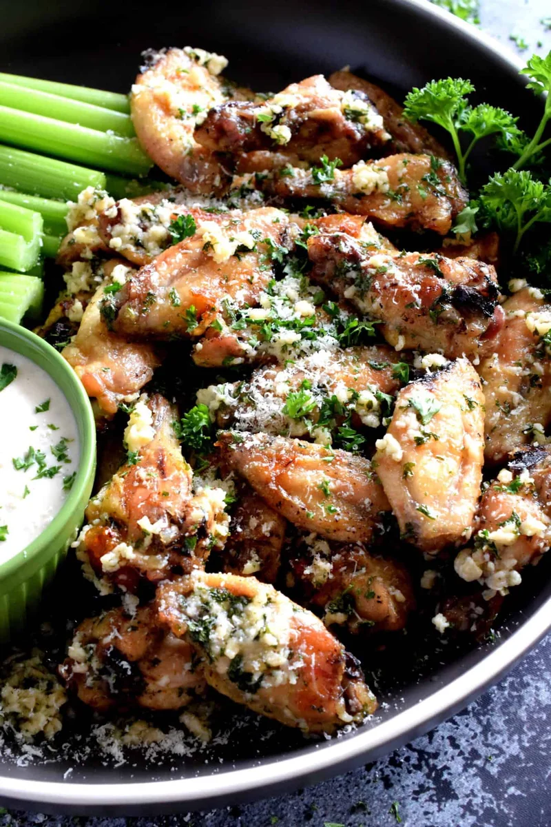Garlic Parmesan Chicken Wings