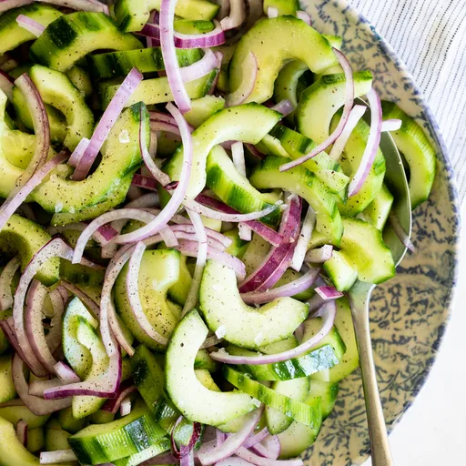 Easy marinated cucumber salad