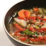 Sopa Vegana Fácil para Olla a Presión