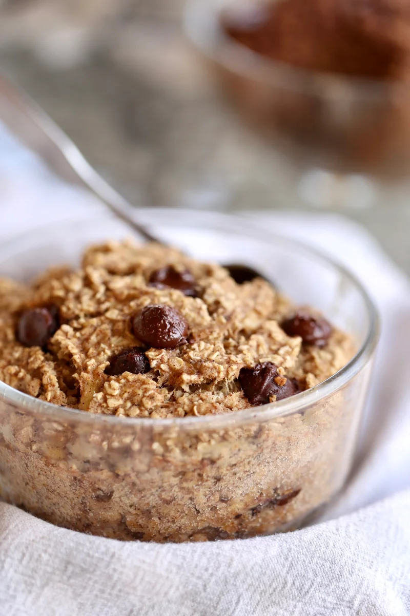 Vegan Baked Oatmeal for One
