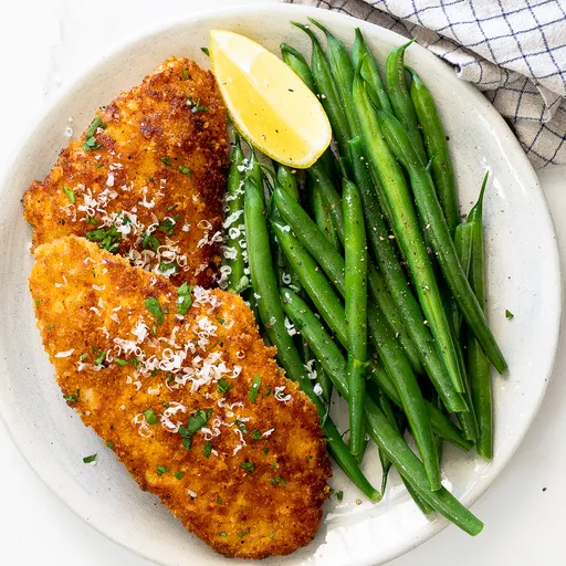Pollo fácil con costra de parmesano