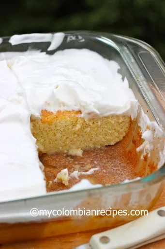 Receta de pastel de tres leches