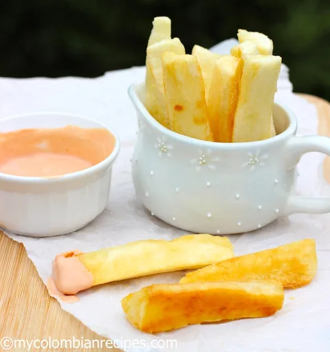 Receta de Yuca Frita