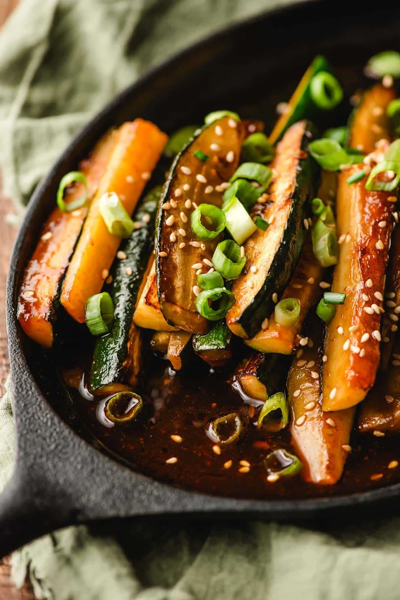 Spicy Asian Zucchini