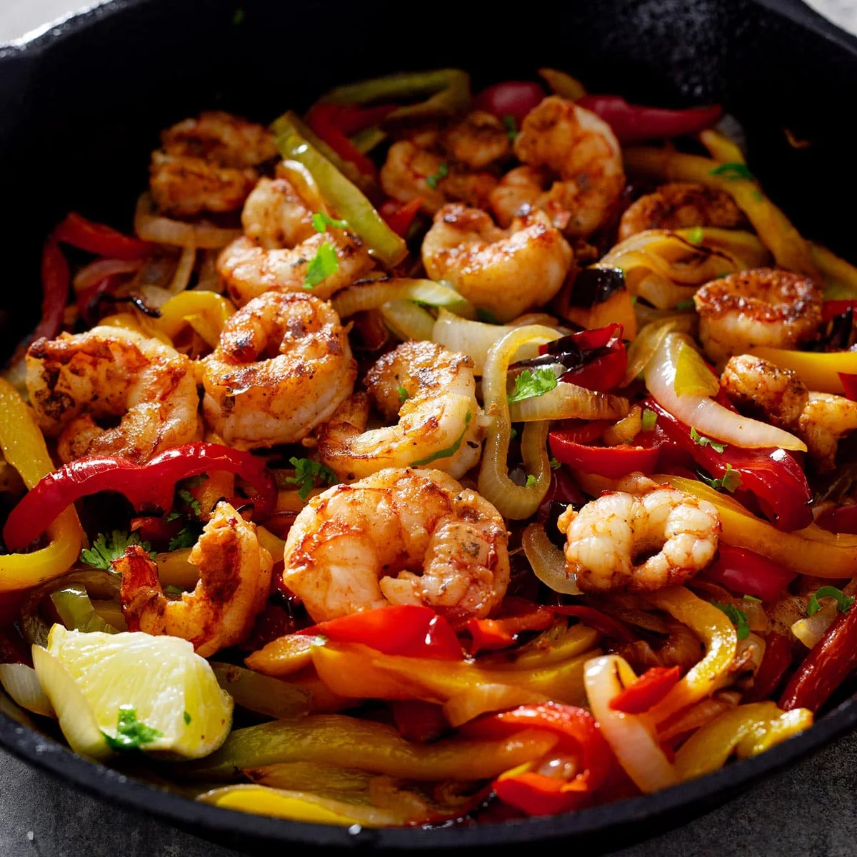 Fajitas de Camarón