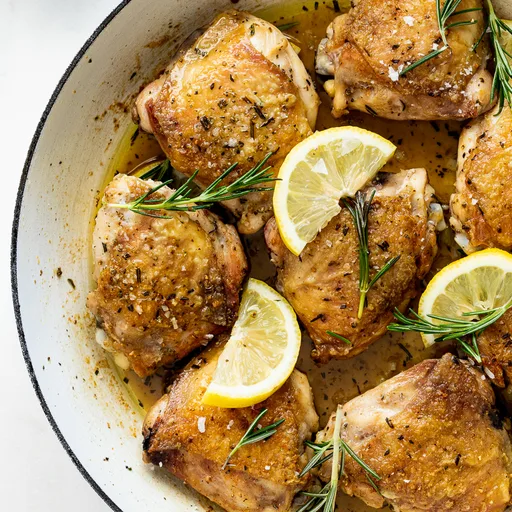 Easy Rosemary Lemon Chicken Thighs