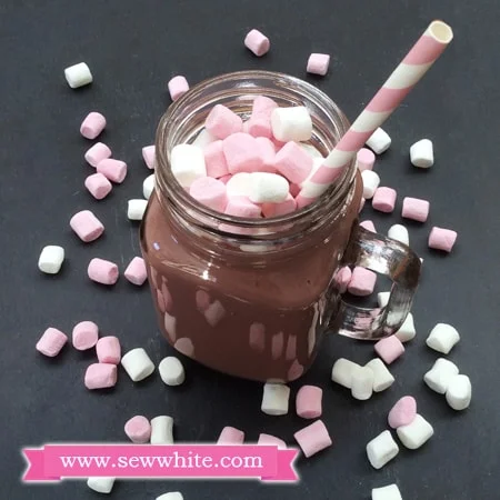 Raspberry Chocolate Cinnamon Milkshake