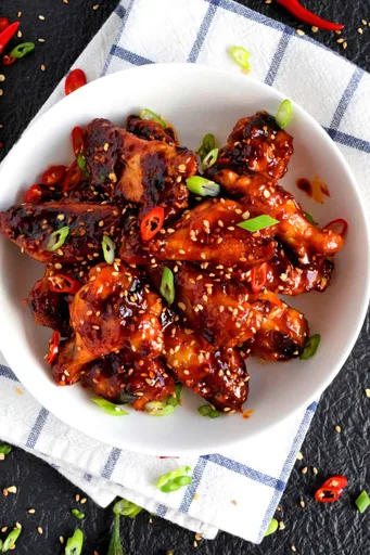 Alitas de pollo coreanas con gochujang