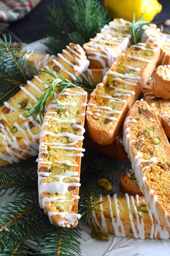 Lemon Pistachio Biscotti