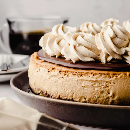 Receta de tarta de queso con café