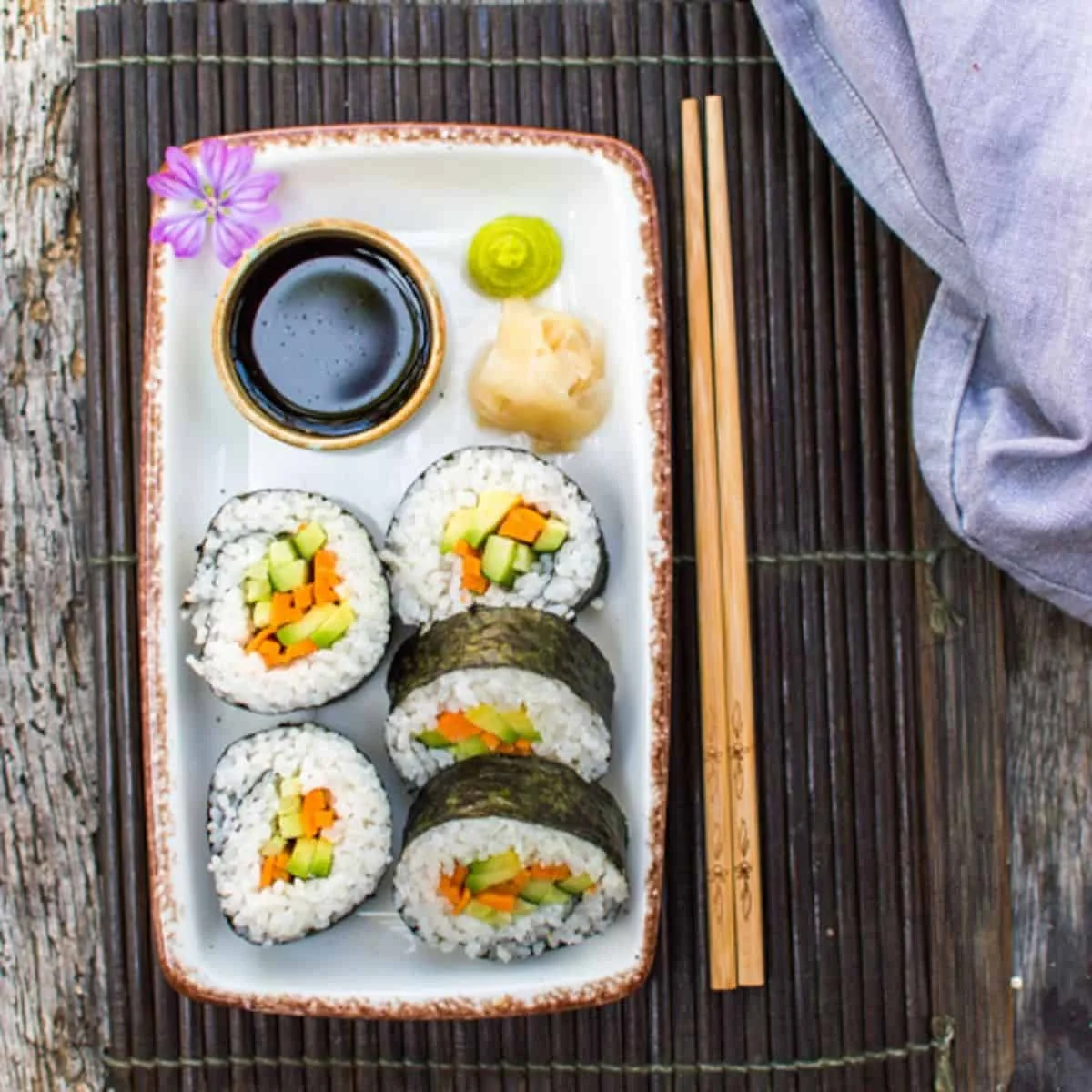 Vegan Maki Rolls | Easy Vegan Sushi