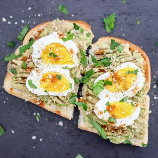 Garlic Avocado Toast With Sous Vide Egg Recipe [Sip Bite Go]