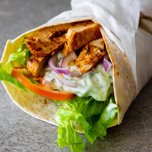 Wrap de pollo a la parrilla
