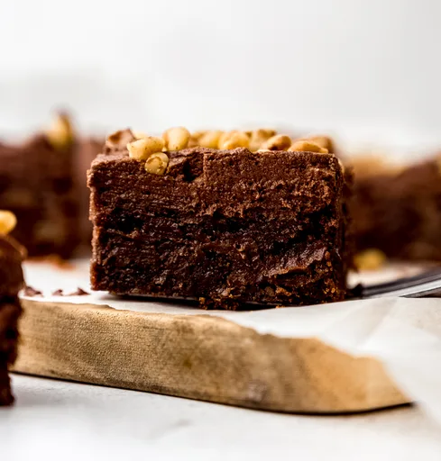 Fudgy Frosted Brownies with Walnuts