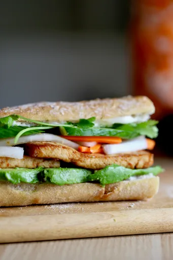 Vegan Tofu Banh Mi