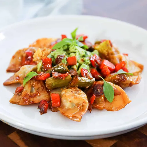 Trader Joe's Chicken Cilantro Mini Wontons Stir Fry