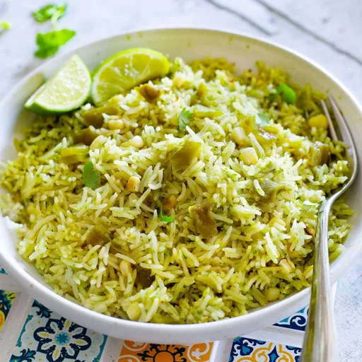Arroz verde mexicano