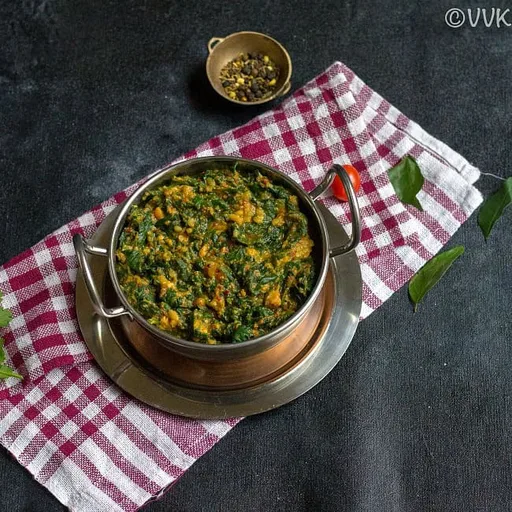 Keerai Kootu | Moong Dal Spinach Gravy