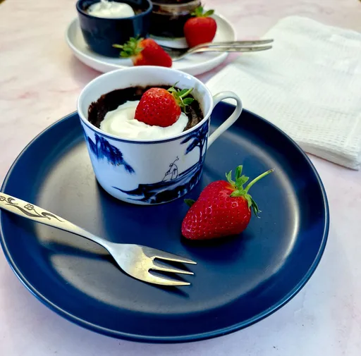 30-second microwave chocolate pots