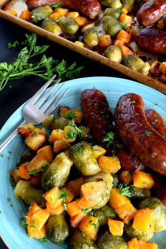 Sheet Pan Roasted Sausage Dinner