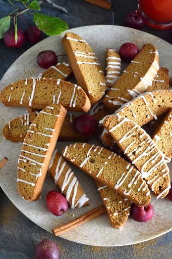 Spiced Apple Cider Biscotti