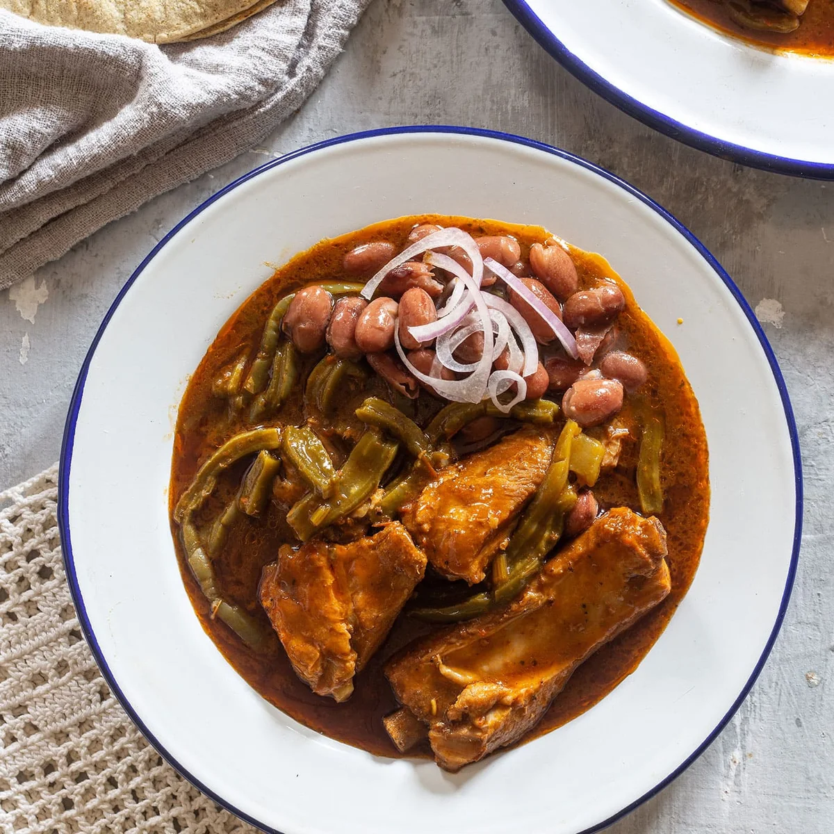 Carne de Puerco con Nopales - Easy Recipe