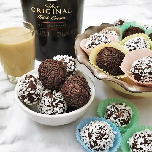 No bake Baileys chocolate truffles