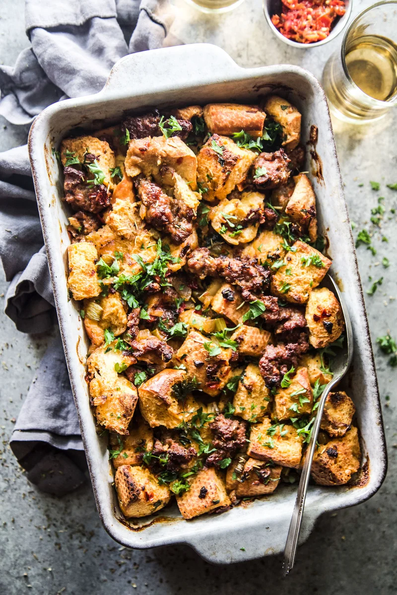 Easy Chorizo and Calabrian Chile Stuffing