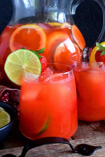 Strawberry Lime Lemonade