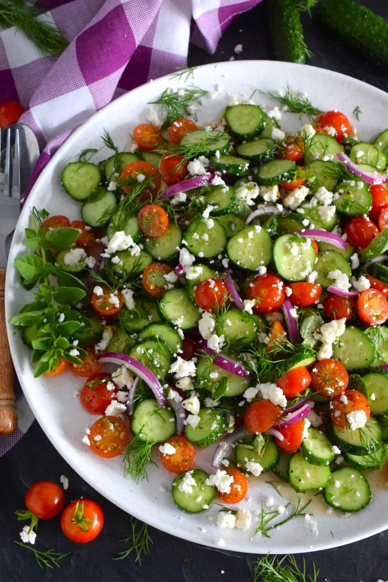 Tomato and Cucumber Salad
