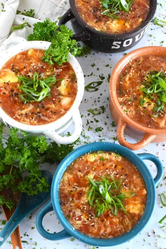 Tomato Egg Drop Soup