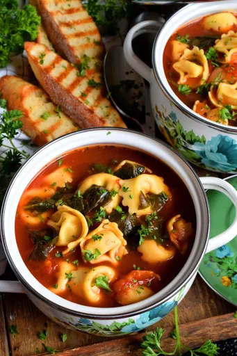 Tomato Tortellini Soup