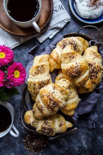 Easy Za'atar Croissants with Labneh