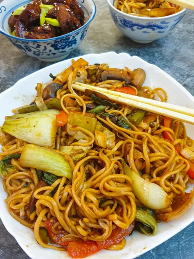 Lo mein de verduras