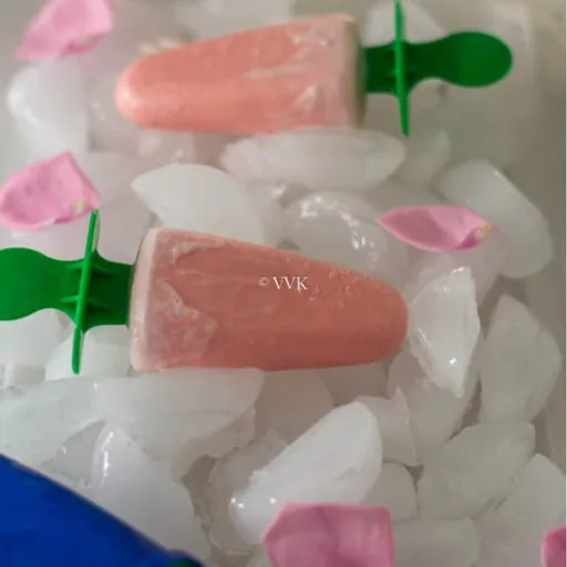 Rose Kulfi | No-Cook Rose Kulfi