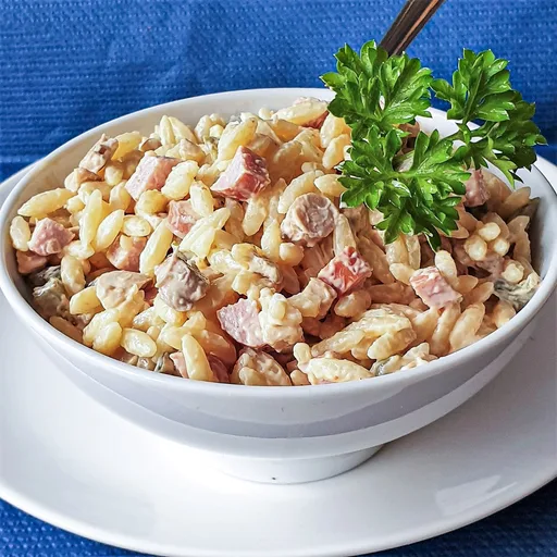 Easy orzo pasta salad