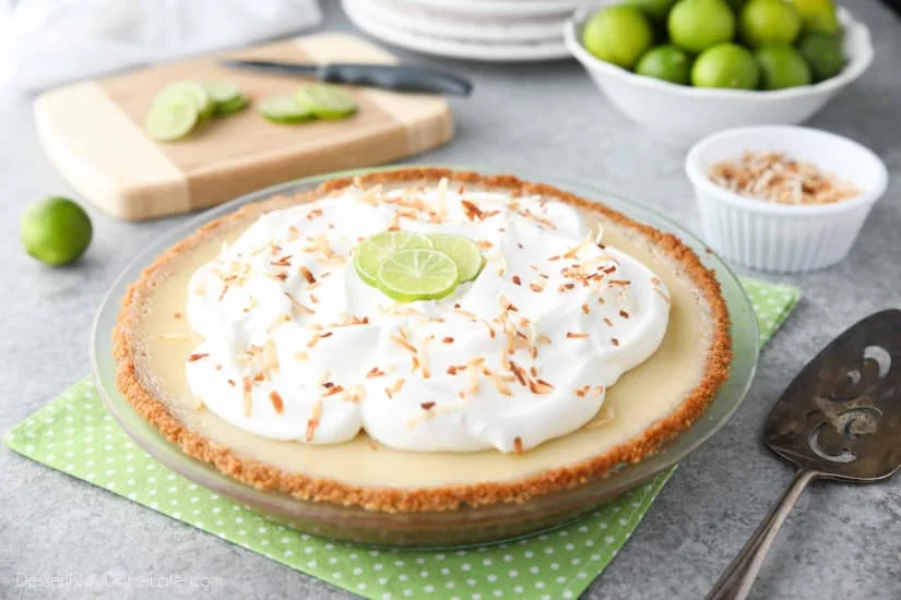 Coconut Key Lime Pie
