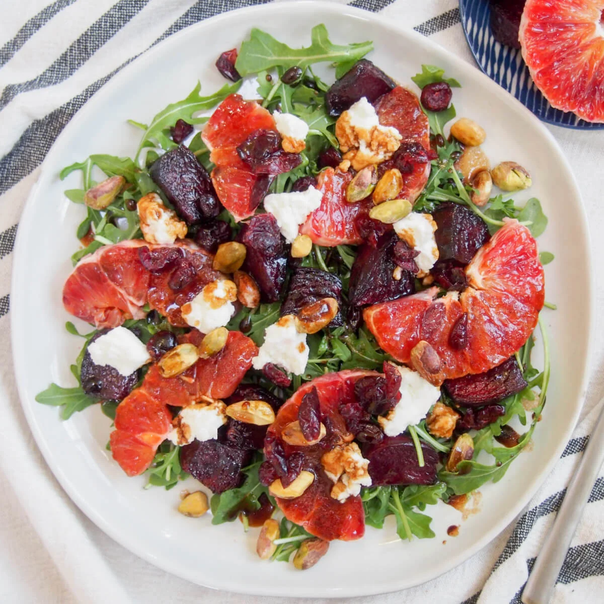 Beet and blood orange salad