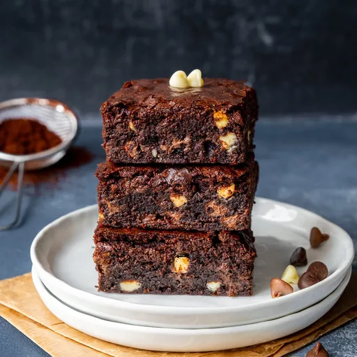 Triple Chocolate Brownies
