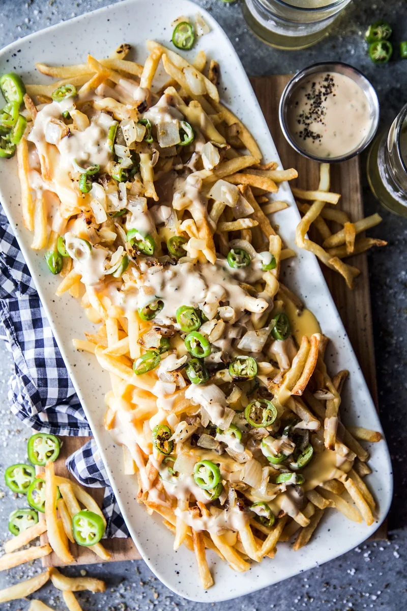 Jalapeño Onion Animal-Style Fries