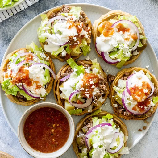 Sopes de picadillo