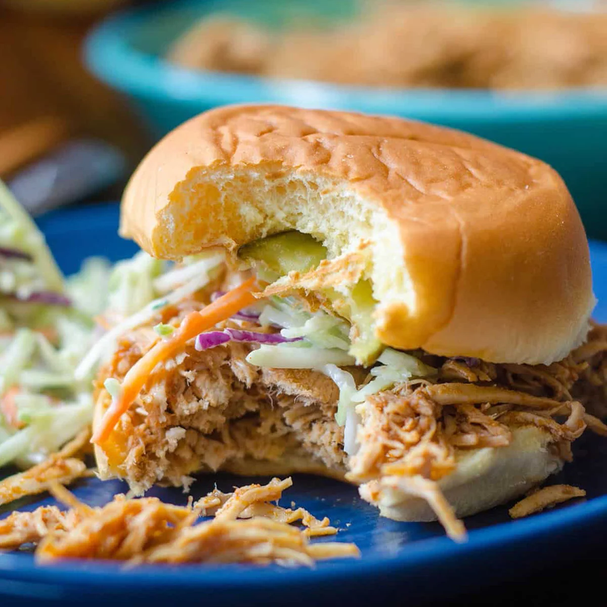 Nashville Style Shredded Hot Chicken (Slow Cooker Recipe)