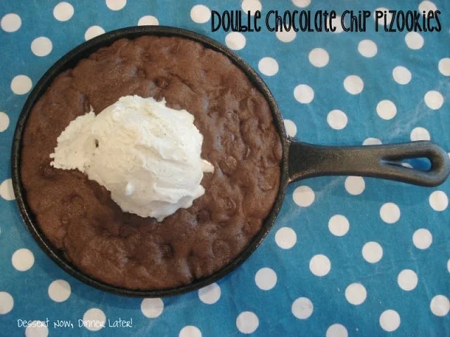 Double Chocolate Chip Pizookies