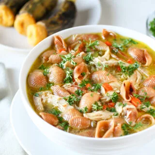 Bolivian Chicken and Noodle Soup